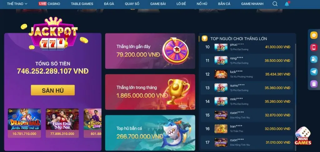 Thưởng nạp lại hàng ngày cho trò chơi slot tại k9win chính thức